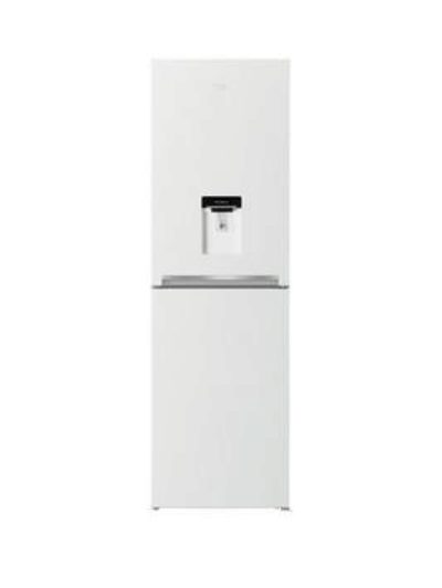 Beko Cfg1582Dw 55Cm Frost Free Fridge Freezer With Water Dispenser - White Beko Cfg1582Dw 55Cm Frost Free Fridge Freezer With Water Dispenser - White